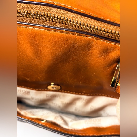 Michael Kors Black and Brown Satchel - Picture 14 of 16